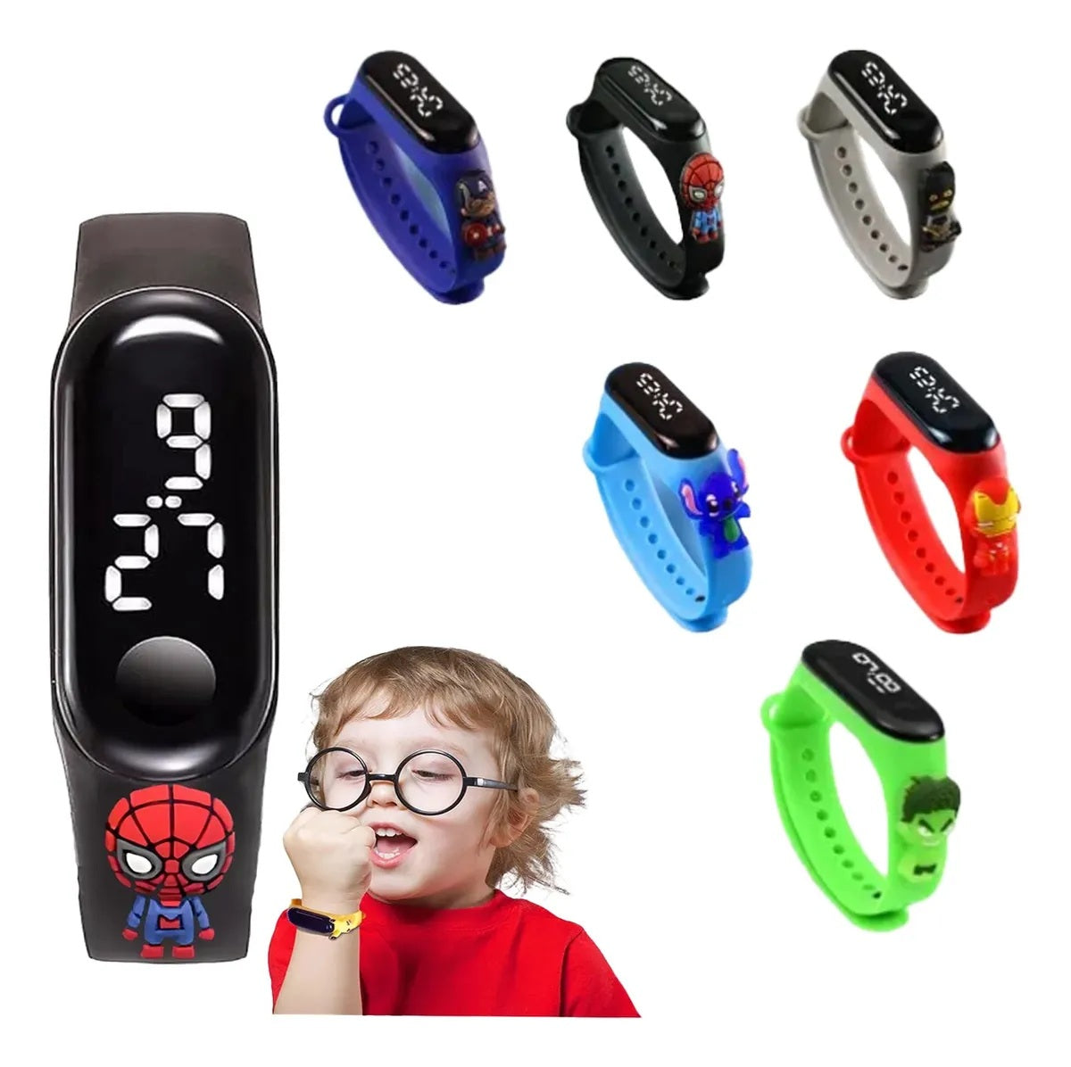 Reloj digital touch para niños.